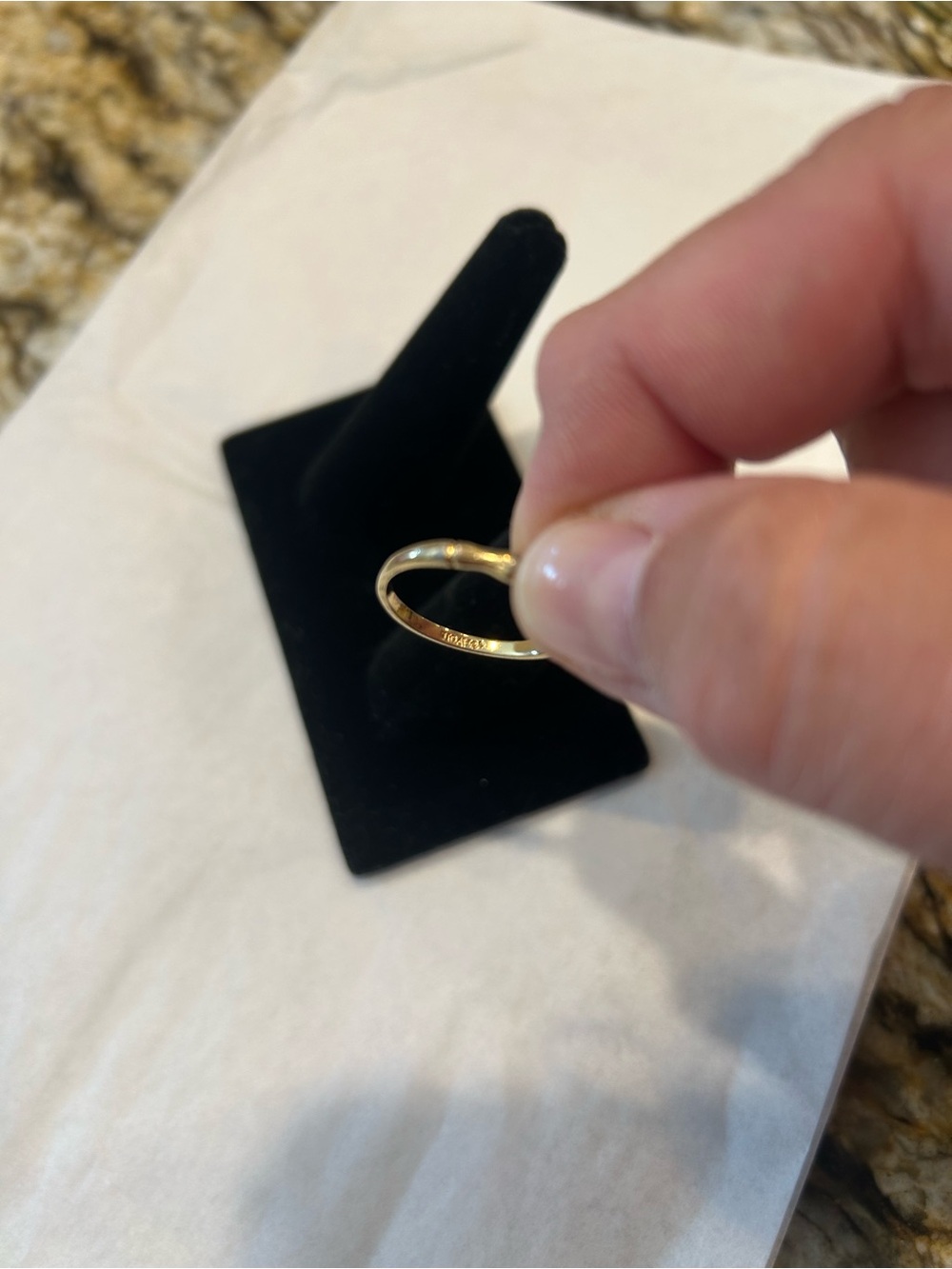 Vintage Avon Gold-Tone Bamboo-Style Women's Band - Picture 4 of 4